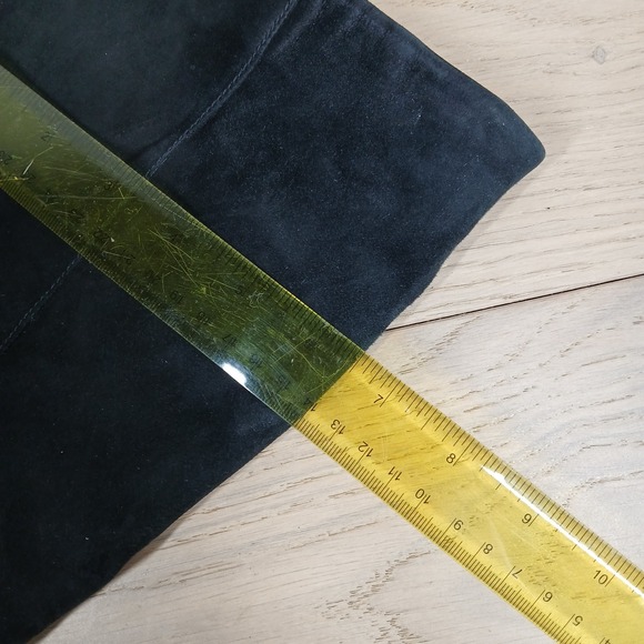 Clarks Indigo Knee High Boots Women 6.5 Black Leather Round Toe Heel Tall Boots - Picture 10 of 13